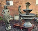 AANBIEDING barokfontein met 2 tuinbeelden, Tuin en Terras, Ophalen, Nieuw, Beton, Fontein