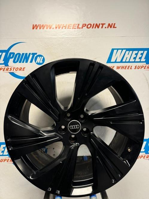 ZGAN! 22" Originele Audi Q8 E-tron S-Line Velgen 5x112, Auto-onderdelen, Banden en Velgen, Banden en Velgen, Winterbanden, Overige maten