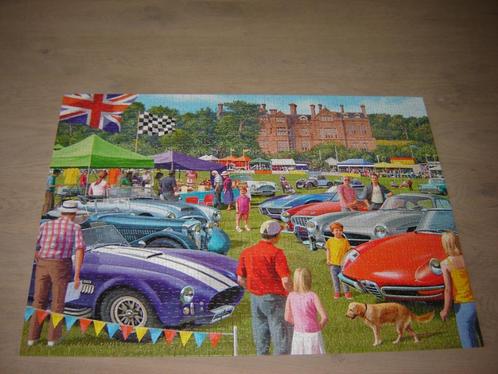 Puzzel Falcon THE CAR SHOW 1000 st., Hobby en Vrije tijd, Denksport en Puzzels, Zo goed als nieuw, Legpuzzel, 500 t/m 1500 stukjes