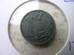 Cent 1942 zink (nr 17), Postzegels en Munten, Koningin Wilhelmina, Ophalen of Verzenden, 1 cent, Losse munt