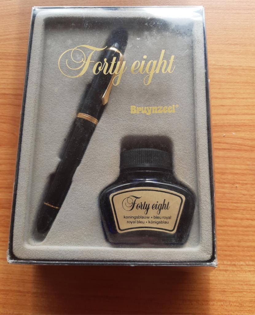 Bruynzeel vulpen met inkt nieuw in doos., Overige merken, Nieuw, Met doosje, Ophalen of Verzenden