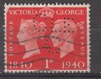 UK zegel queen Victoria en king George, Postzegels en Munten, Postzegels | Europa | UK, Verzenden, Gestempeld