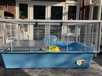 Dwerghamster kooi + toebehoren, hooi en voer!, Dieren en Toebehoren, Kooi, Gebruikt, Hamster, 75 tot 110 cm