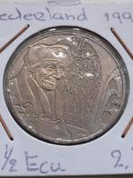 Penning Nederland 2 1/2 Ecu 1991 - Erasmus, Postzegels en Munten, Penningen en Medailles, Ophalen of Verzenden