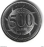 lebanon 500 livres 2000 km 39 unc, Postzegels en Munten, Verzenden, Midden-Oosten, Losse munt
