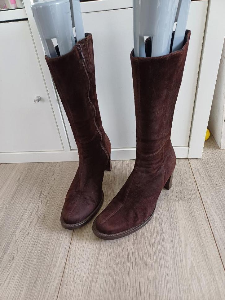 Mooie bruin suede laarzen Manfield 37 dames, Kleding | Dames, Schoenen, Zo goed als nieuw, Hoge laarzen, Bruin, Ophalen of Verzenden