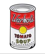 Andy Warhol Campbell's Soup Kunst Enamel pin broche, Ophalen of Verzenden, Nieuw, Transport