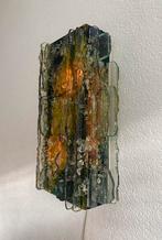 Vintage Raak Chartres Willem van Oyen wandlamp 70’s, Huis en Inrichting, Raak Amsterdam, Vintage, Ophalen of Verzenden, Glas