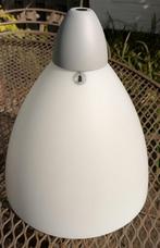 Melkwitte glazen hanglamp, Ophalen of Verzenden, Zo goed als nieuw, Glas, Minder dan 50 cm