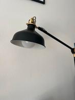 Black Floor Lamp with Gold Details, Huis en Inrichting, Lampen | Vloerlampen, Ophalen, Zo goed als nieuw, Metaal, 150 tot 200 cm