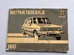 Instructieboekje Talbot 1100, Motoren, Handleidingen en Instructieboekjes, Overige merken