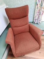 Prominent relax fauteuil zitdiepte 51 cm, leuning 71 cm, Huis en Inrichting, Fauteuils, Ophalen, Modern klasiek, Minder dan 75 cm