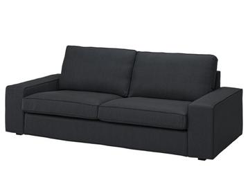 Kivik 3 zitsbank met voetenbank/poef, Antaraciet van IKEA - afbeelding 5