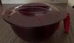 Tupperware MicroCook magnetron maatkan 1,5 L bordeaux rood, Ophalen of Verzenden, Gebruikt, Rood, Beker of Kan