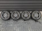 Mercedes C-klasse W205 19" AMG velgen + winterbanden + TPMS, Banden en Velgen, Winterbanden, Personenwagen, Ophalen