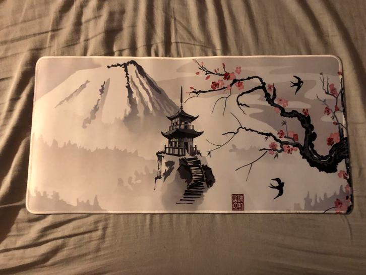 Gaming Muismat - Japans Design, Computers en Software, Muismatten, Zo goed als nieuw, Gaming muismat, Ophalen of Verzenden