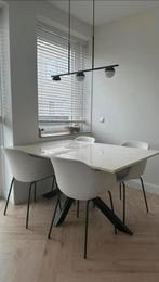 Mooie marmeren eettafel, Overige materialen, 100 tot 150 cm, 200 cm of meer, Ophalen of Verzenden