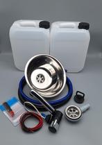 Camper Keukenblokje Keukenblok RVS Wasbak set CHROOM KRAAN, Verzenden, Nieuw, G.simonke@outlook.com, Kayersdijk 171 7332AS Apeldoorn