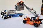 Lego technic container vrachtwagen en verreiker, Ophalen of Verzenden, Gebruikt
