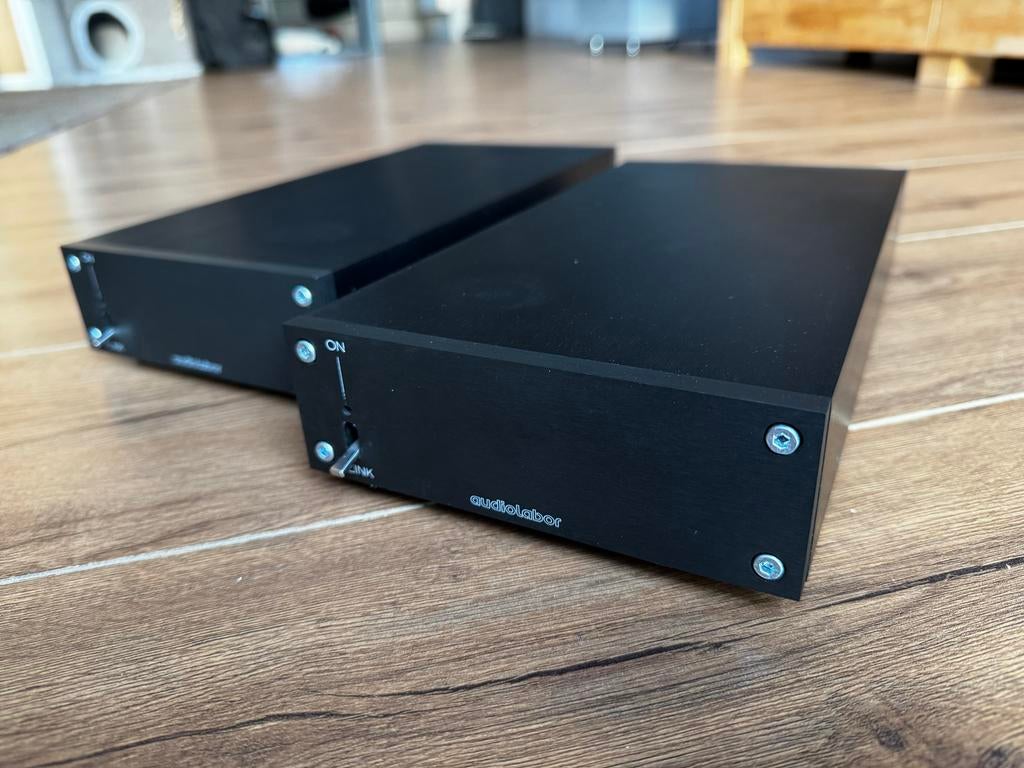 Vintage Audio Labor Flink Mono Blokken - 2x 36W, Audio, Tv en Foto, Versterkers en Receivers, Gebruikt, Stereo, Minder dan 60 watt