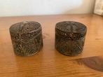 Filigrain opbergdoosjes zilver metaal, Antiek en Kunst, Ophalen of Verzenden