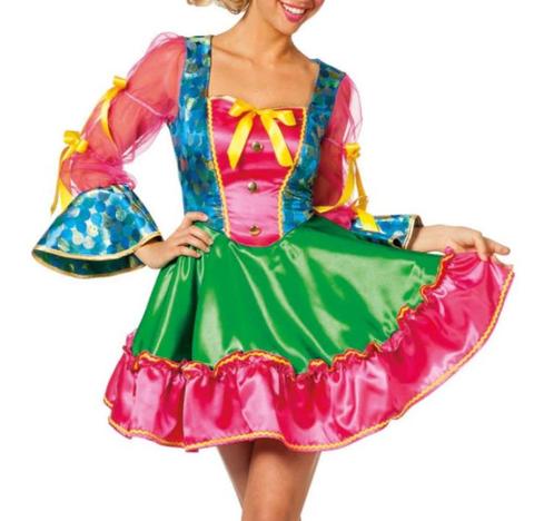 Leuk roze/blauw/geel/groen CLOWN/PIPPO/CIRCUS jurk, Kleding | Dames, Carnavalskleding en Feestkleding, Nieuw, Kleding, Carnaval