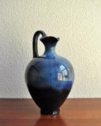 Vintage Blauwe Vaas Kruik 22 cm OPHALEN, Antiek en Kunst, Antiek | Vazen, Ophalen