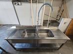 Rvs werk tafels en wasbak horeca diamond catering equipment, Ophalen, 50 tot 100 cm, Zo goed als nieuw, Minder dan 100 cm