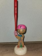 Vintage houten honkbalfiguur Home Run nr 3 Japan., Ophalen of Verzenden, Overige figuren, Gebruikt, Beeldje of Figuurtje
