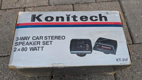 Konitech Auto Luidsprekers Speakers Nieuw in doos 2x 80 Watt, Auto diversen, Autospeakers, Nieuw, Ophalen of Verzenden