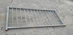 Poort Gegalvaniseerd  / Draaipoort, Ophalen, Gebruikt, 100 tot 150 cm, IJzer