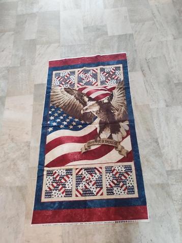 Stoffen quiltpanel en extra stof  beschikbaar voor biedingen