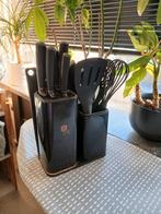 Berlinger Haus Messenblok met Keukengerei - Zwart, Tuin, Kunststof, Minder dan 60 cm, Ophalen of Verzenden