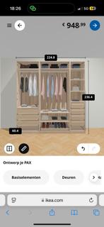 PAX kast ikea, Ophalen, 200 cm of meer, Nieuw, 200 cm of meer