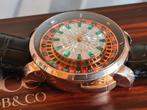 Jacob&co horloge Casino, Sieraden, Tassen en Uiterlijk, Horloges | Heren, Ophalen of Verzenden, Zo goed als nieuw, Staal, Overige merken