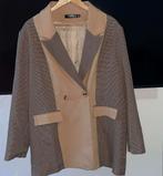 Oversized Blazer, Verzenden, Beige, Maat 42/44 (L), Nieuw