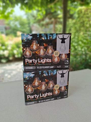 Nieuwe Party Lights - 10 LED Filament Lampen - 9.5M beschikbaar voor biedingen
