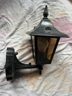 Oude Gietijzeren Buitenlamp in Prima Staat, Gebruikt, Minder dan 50 watt, Wandlamp, Ophalen of Verzenden