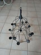 Kroonluchter zwart staal, Huis en Inrichting, Ophalen, Zo goed als nieuw