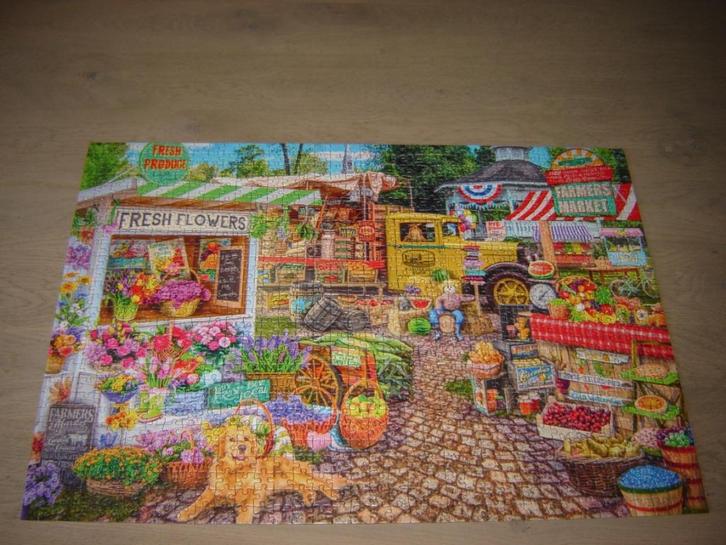 Puzzel Bluebird SPRING SUMMER SEASON 1000 st., Hobby en Vrije tijd, Denksport en Puzzels, Zo goed als nieuw, Legpuzzel, 500 t/m 1500 stukjes