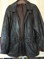 Heren jas leer., Kleding | Heren, Jassen | Zomer, Ophalen, Zo goed als nieuw, Maat 52/54 (L), Bruin