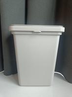 Ton met deksel 10L lichtgrijs (HÅLLBAR), Ophalen, Kunststof, Gebruikt, 40 liter of meer
