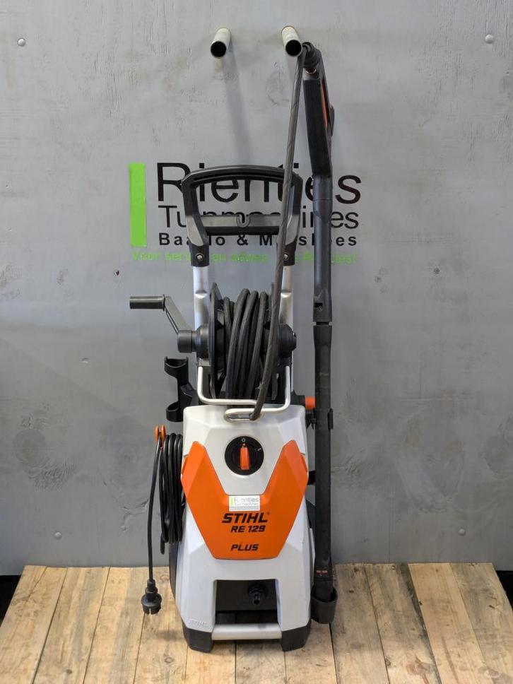 STIHL RE 129 Hogedrukreiniger, Hogedrukspuit, Tuin en Terras, Hogedrukreinigers, Gebruikt, Elektrisch, Met autostop en -start