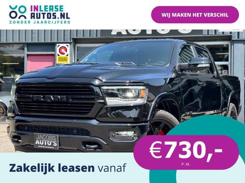 Dodge Ram 1500 5.7 V8 4x4 Crew Cab Laramie Sport Black editi, Auto's, Dodge, Bedrijf, Lease, Financial lease, RAM 1500, 360° camera