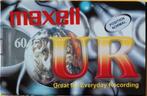 Maxell UR 60 Cassettebandjes - Nieuw in Verpakking, 2 t/m 25 bandjes, Overige genres, Ophalen of Verzenden, Origineel