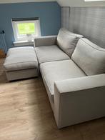 Leuk bankje met poef, Huis en Inrichting, Ophalen, Gebruikt, Driepersoons, 75 tot 100 cm