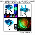 Dennis Gadgets :3W Colorful LED Water Wave Flowing DJ Effect, Nieuw, Ophalen