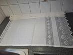 Vintage gordijn valletje wit crème 145 x 87 cm., 100 tot 150 cm, Ophalen of Verzenden, Zo goed als nieuw, N.v.t
