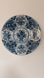 Mooi groot Tichelaar Makkum wandbord in Delfts blauw, Ophalen of Verzenden