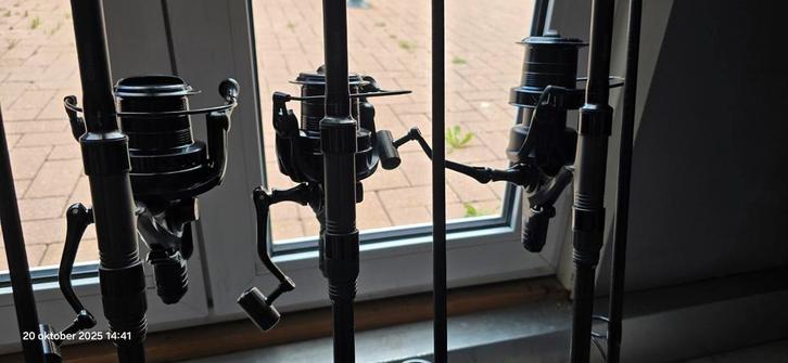 hengelset okuma c-fight 12ft-3.25lbs met dam quick 4sls 7000, Watersport en Boten, Hengelsport | Karpervissen, Zo goed als nieuw